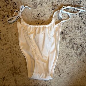 wild fable White Kids One-Piece Swimsuit with Tie Straps